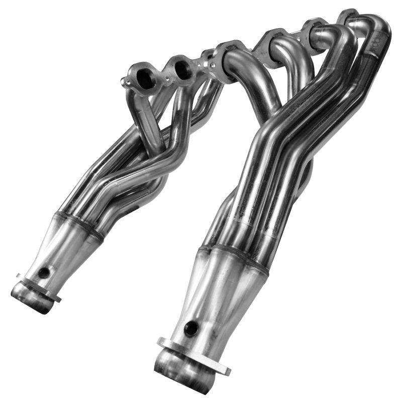 1-3/4" Stainless Headers. 2014+ GM 1500 Series Truck / 2015+ SUV 5.3L/6.2L Front View