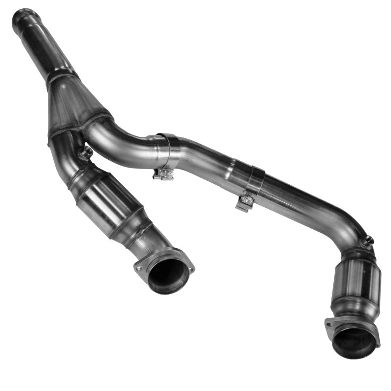 1-7/8" Header and Catted Connection Kit 2014-2018 GM 1500 Series Truck 6.2L Front View