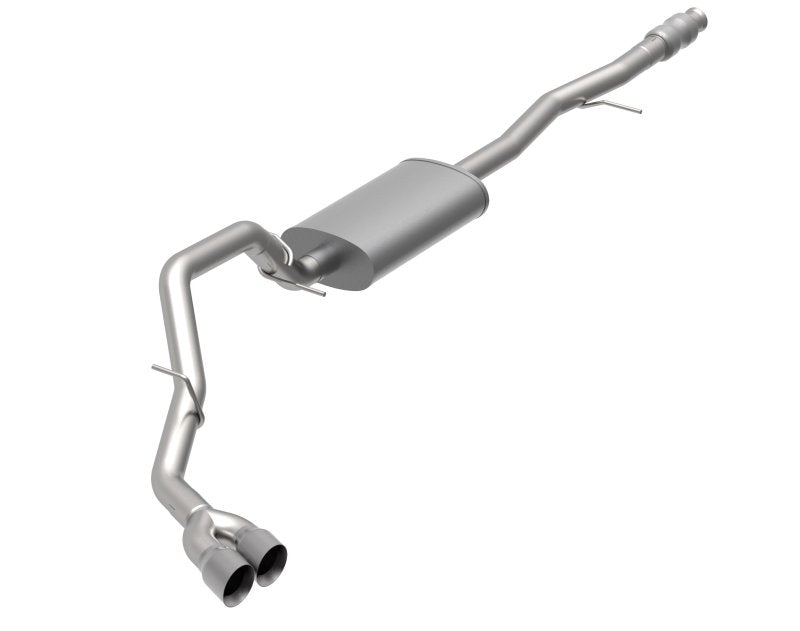 3" SS Side Exit KST Cat-Back w/Black Tips. 2019-2020 GM Truck 5.3L.