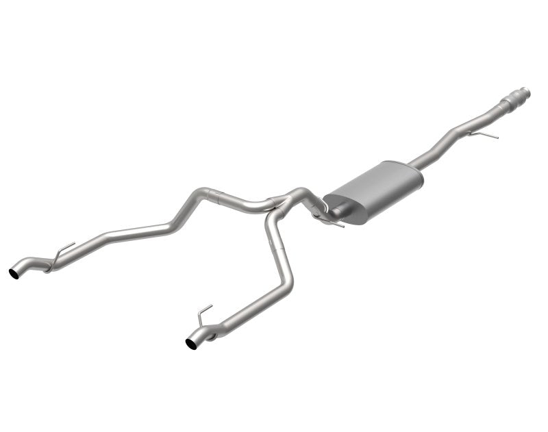 3" SS KRT Cat-Back w/OEM Bumper Mounted Tips 2019-2020 GM Truck 6.2L