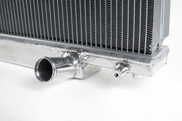 93-98 Toyota A80 Supra (NA/TT) High-Performance All-Aluminum Radiator Bottom View