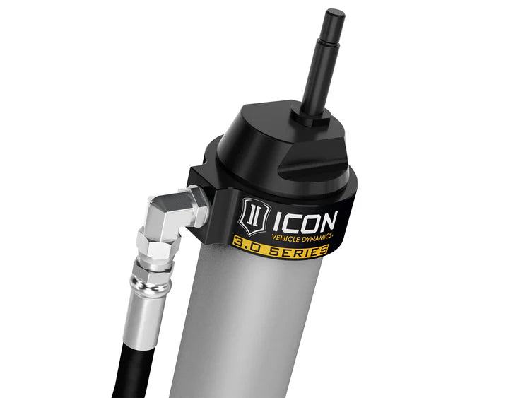 ICON 2017-2026 Ford F-250/F-350 Super Duty 4WD, 0-3” Lift, Front, V.S. 3.0 Series Shock Absorbers, Remote Reservoir w/ CDEV, Pair