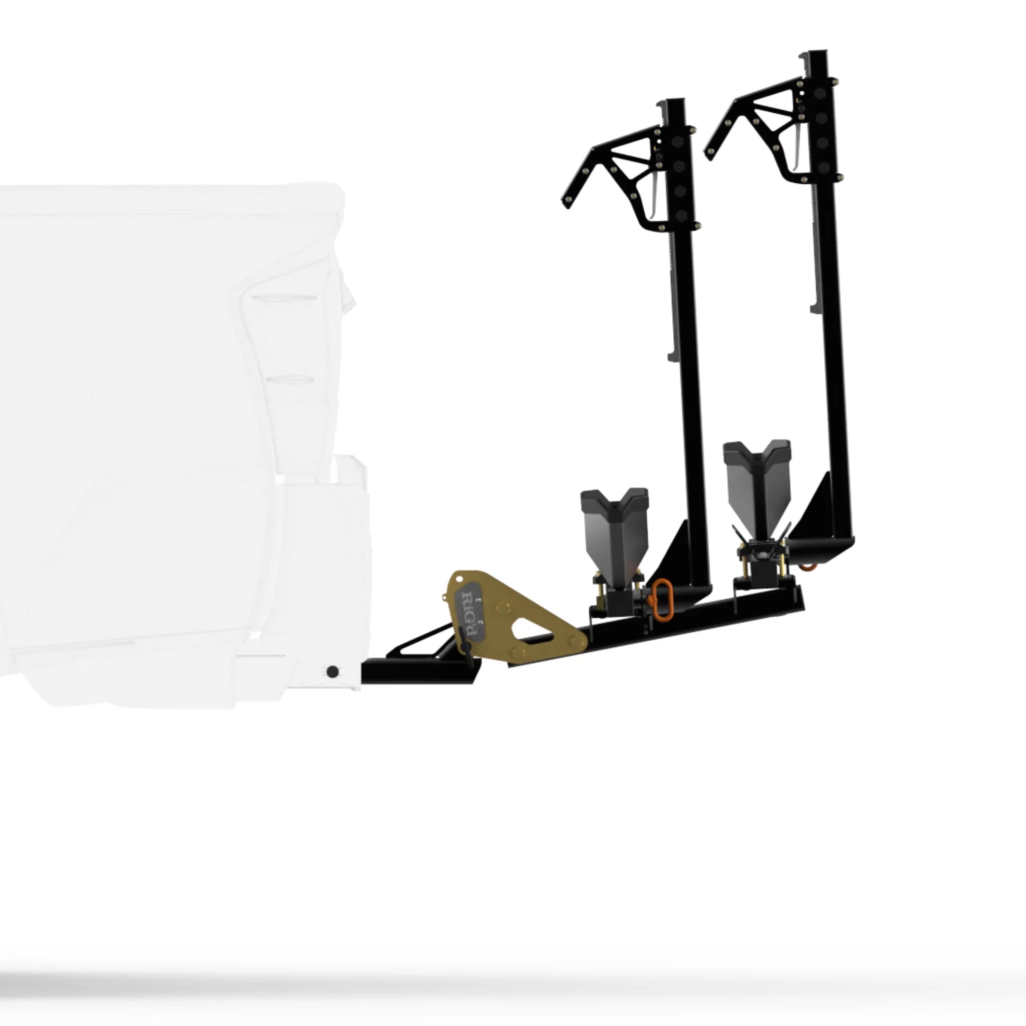 RambleRack Heavy Duty Hitch Bike Rack | RiGd Supply Front View