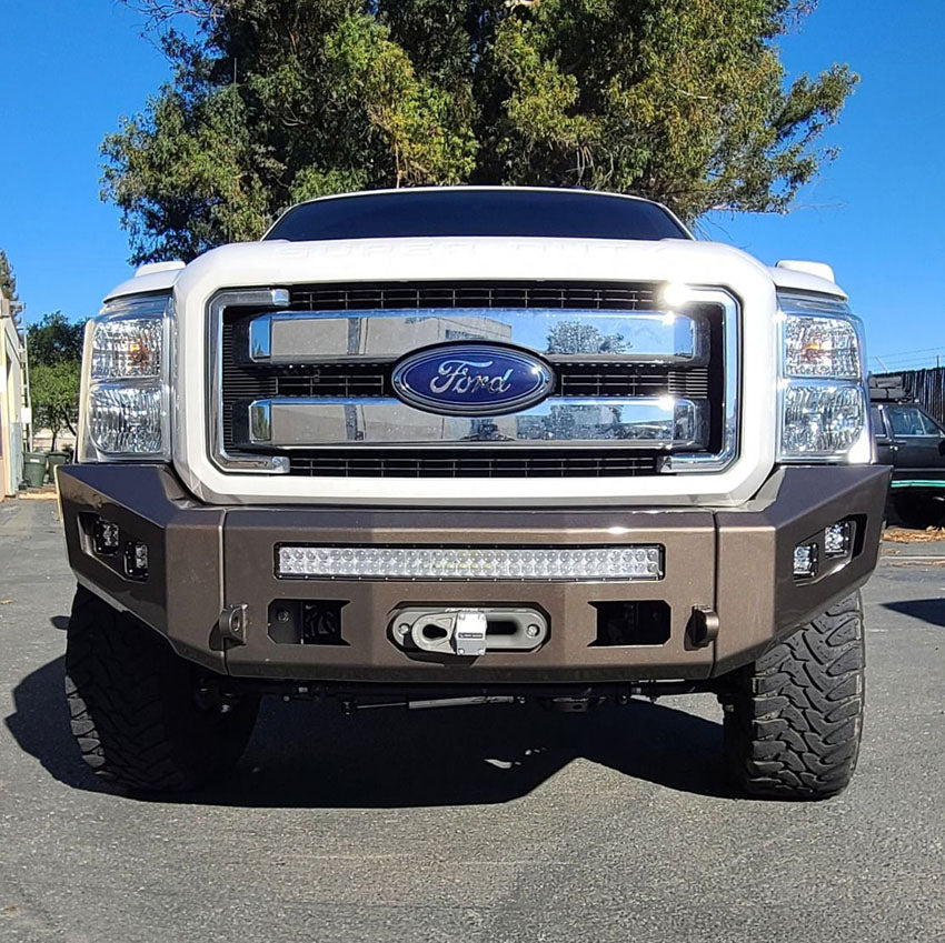 2011-2016 FORD SUPERDUTY F250/F350 ATTITUDE FRONT BUMPER Front View