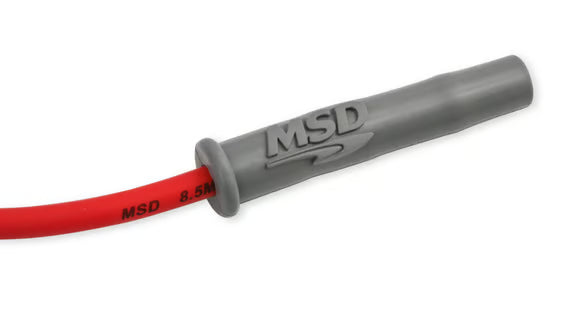 MSD Ford Raptor 6.2L V8 Red Wire Set Front View Grey