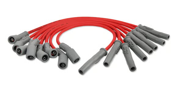 MSD Ford Raptor 6.2L V8 Red Wire Set Front View Red