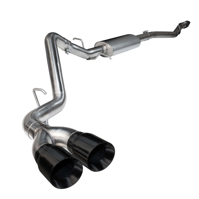 3" SS Side Exit Cat-Back Exhaust w/Black Tips | 2015-2020 F150 5.0L 4V