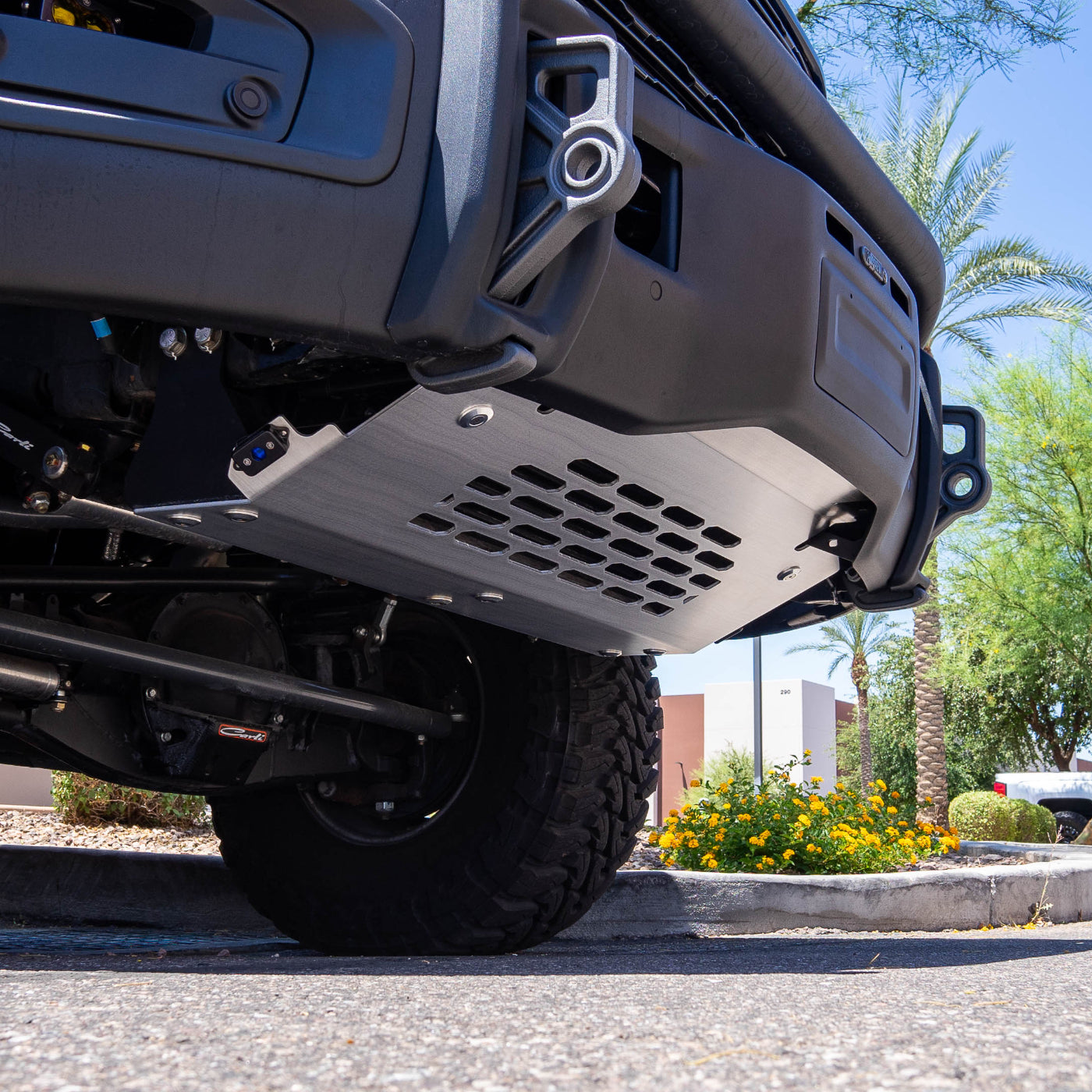 2019+ Ram 2500/3500 SDHQ Built Skid Plate System For The AEV Front Prospector Bumper