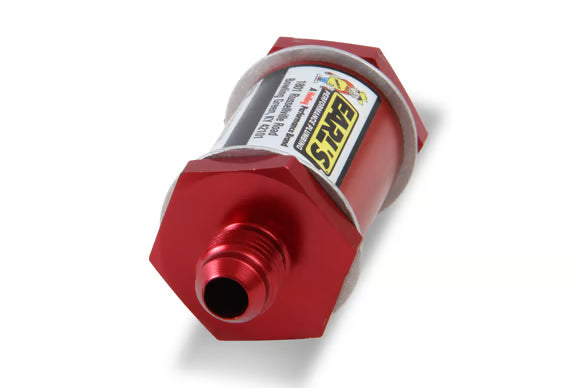 Earl's Check Valve Front View Red