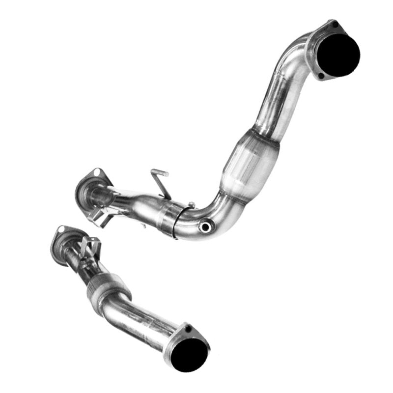 3" SS GREEN Catted OEM Connection Pipes 2006-2010 Jeep SRT8 6.1L