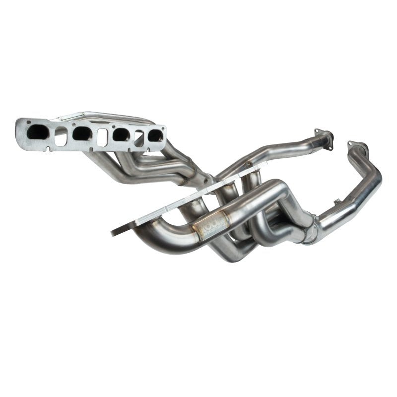 2" Stainless Headers & GREEN Catted OEM Conn. 2012-2020 Jeep/Durango 6.4L/6.2L Front View