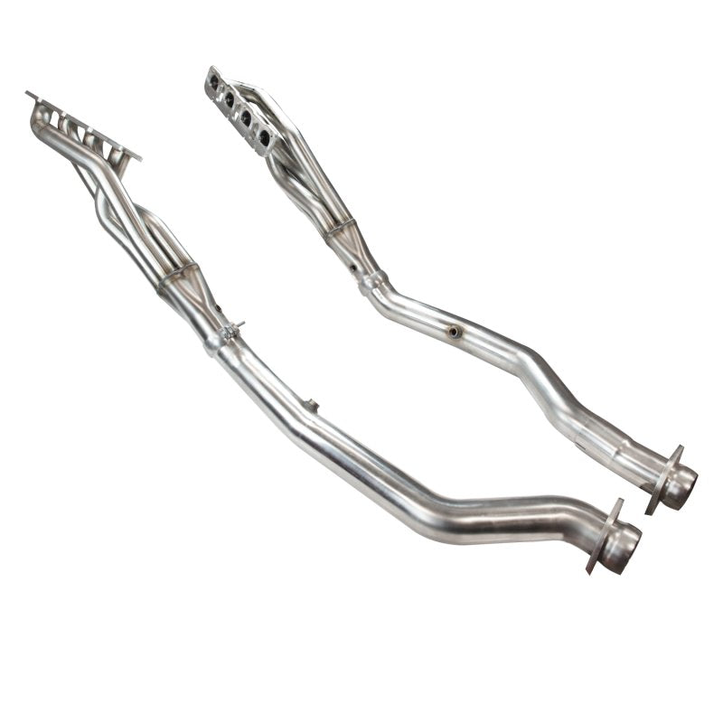 2" Stainless Headers & GREEN Catted OEM Conn. 2012-2020 Jeep/Durango 6.4L/6.2L Front View