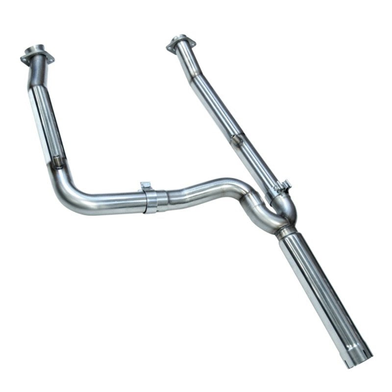 2-1/2" x 3 "Comp. Only Y-Pipe. 2004-08 Dodge Ram 1500 5.7L Front View