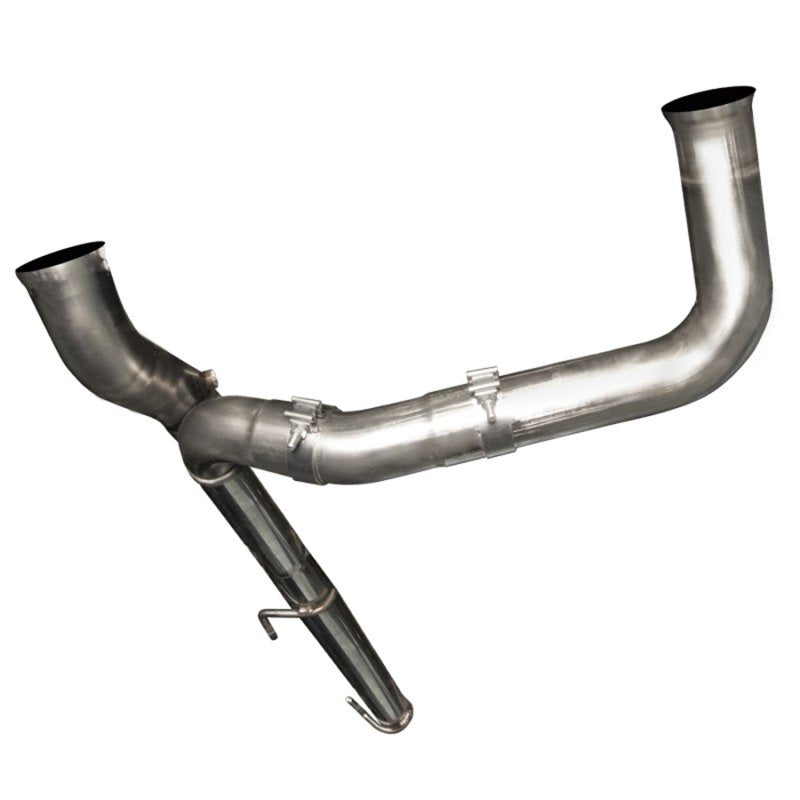 3" SS Competition Only Y-Pipe. 2009-2018 Dodge/Ram 1500 5.7L. Connects to OEM. Front View