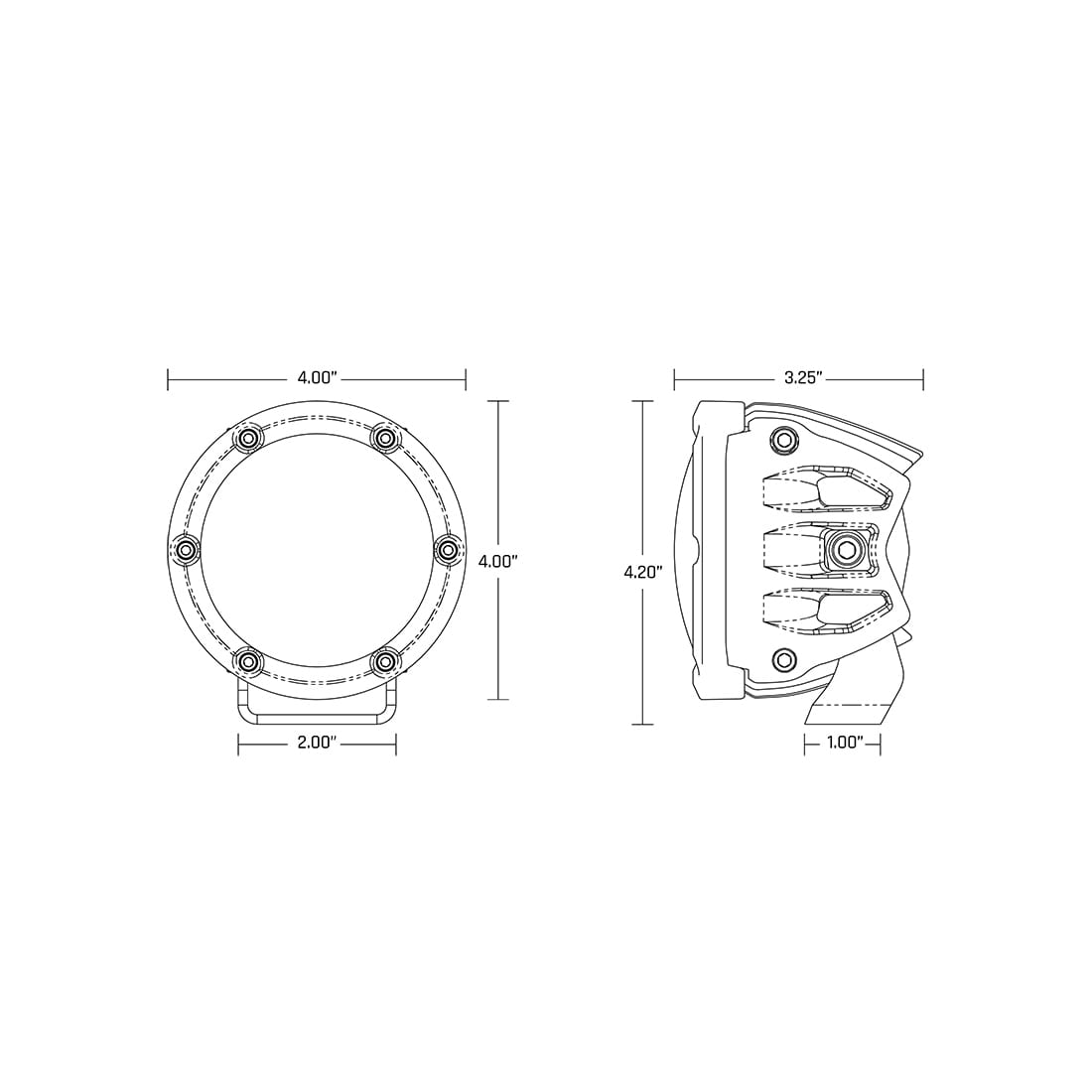 360-Series LED Off-Road Light Kits w/ RGB Backlighting