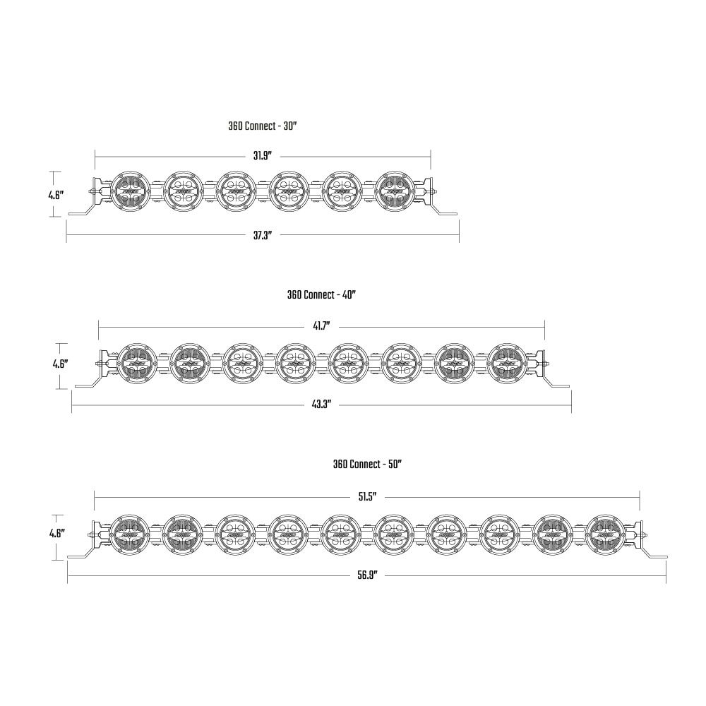 360 Connect 50" Light Bar Assembly