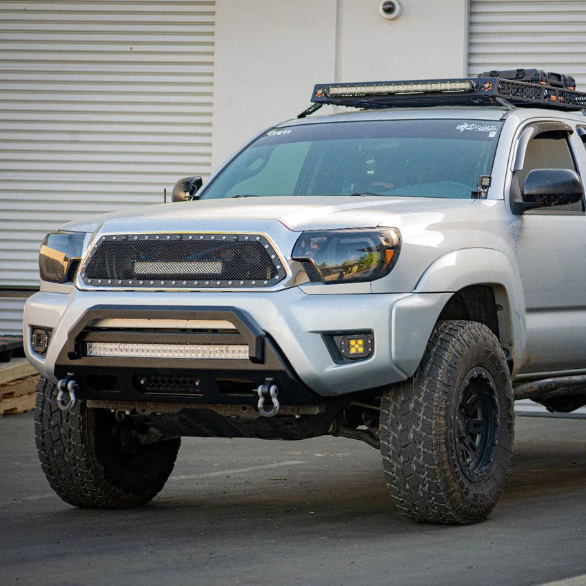 2012-2015 TOYOTA TACOMA PROLITE FRONT WINCH BUMPER Front View