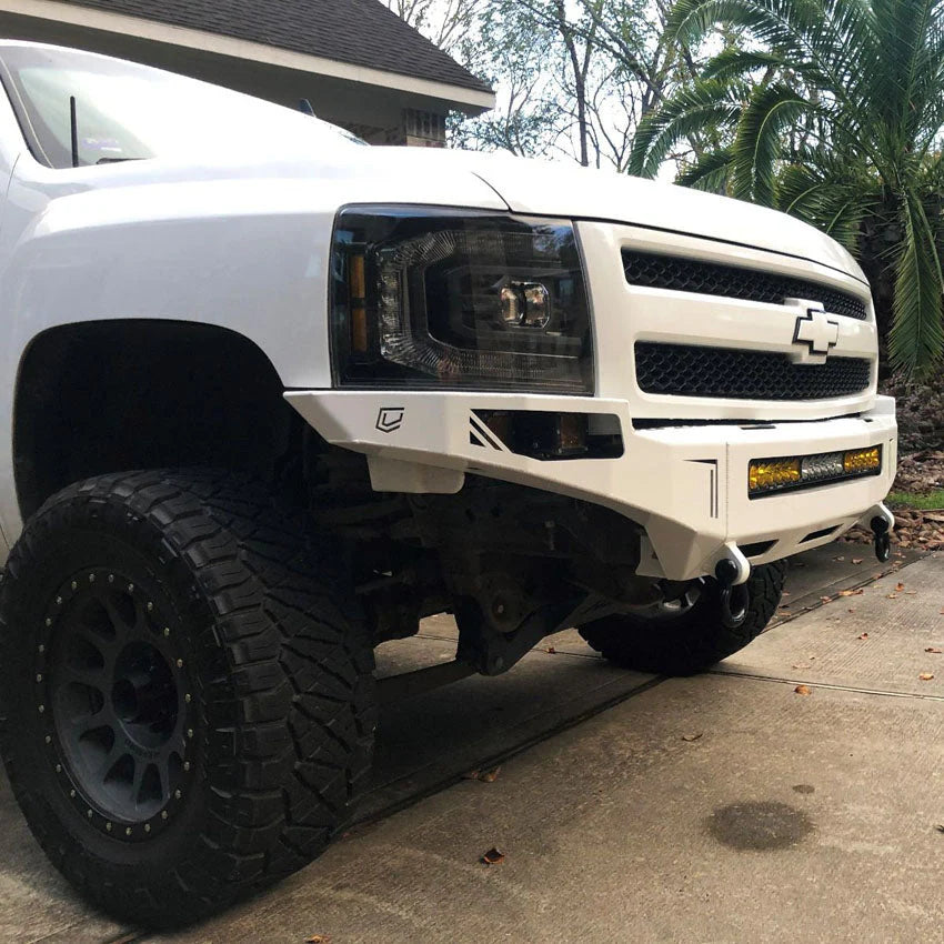 2008-2013 CHEVY SILVERADO 1500 OCTANE FRONT WINCH BUMPER Front View