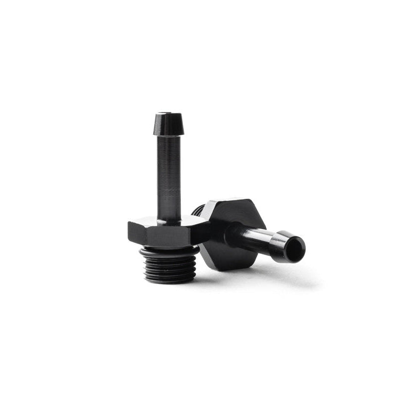 Barb Fittings for Vapor Trapper Front View