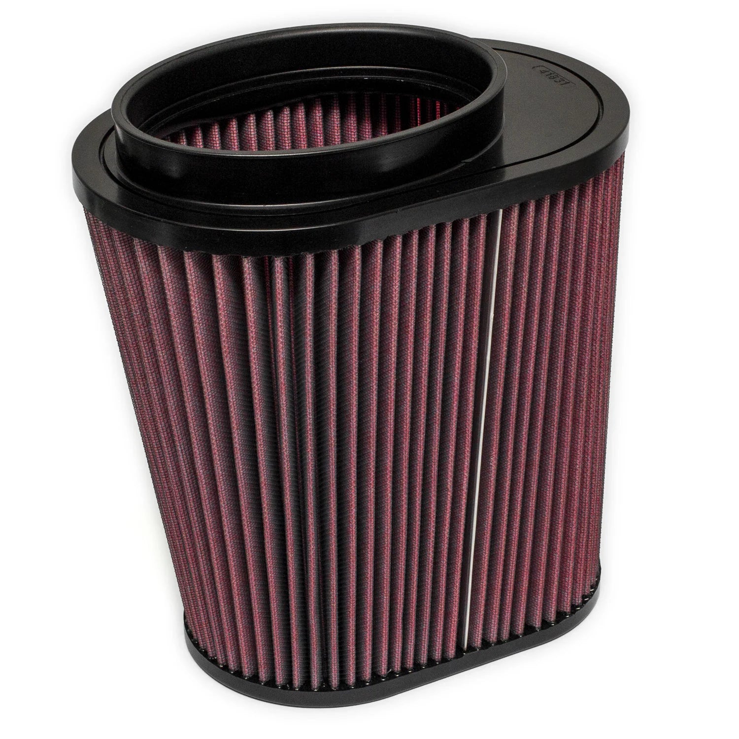 Air Filter Element Oiled or Dry Filter Front View Red