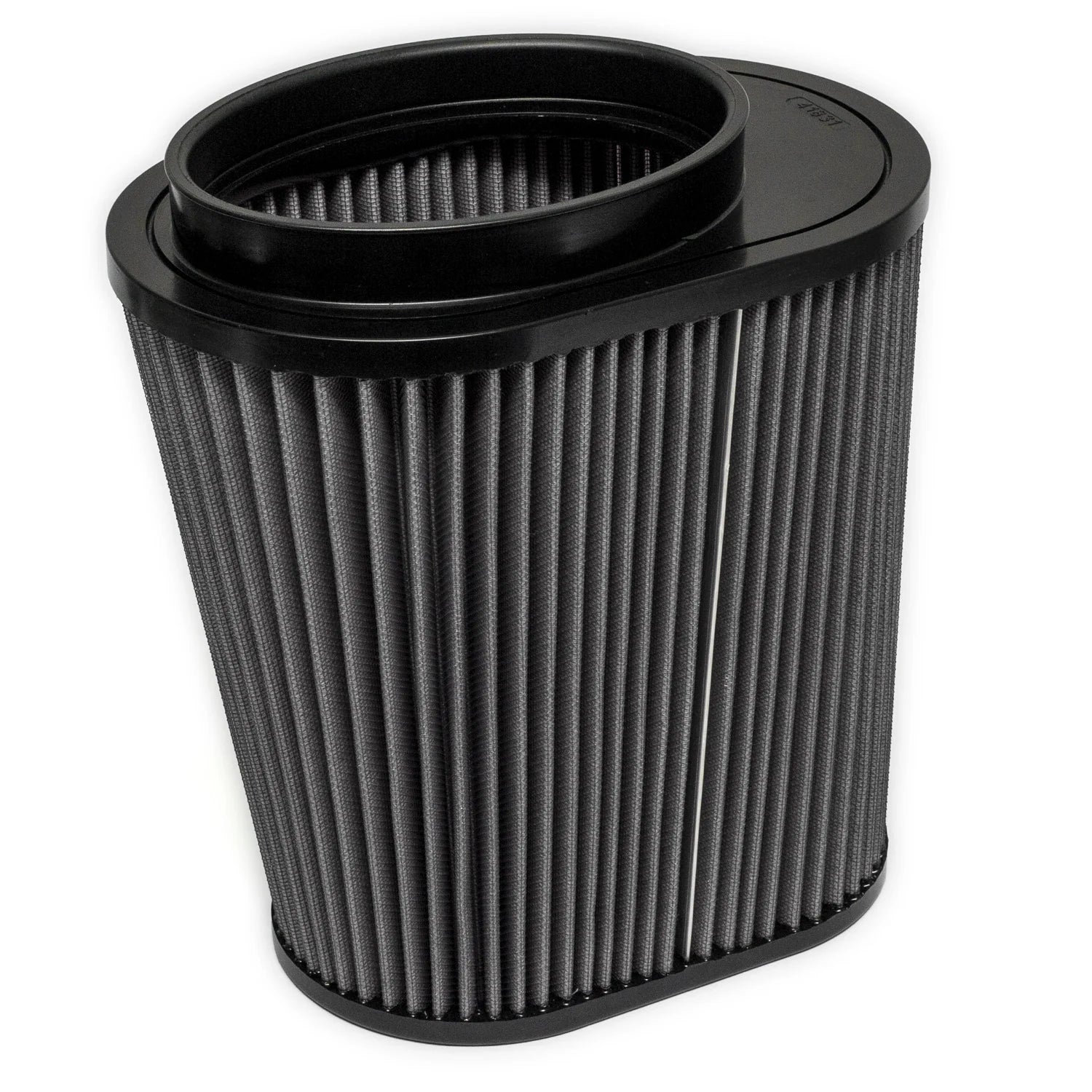 Air Filter Element Oiled or Dry Filter Front View Grey