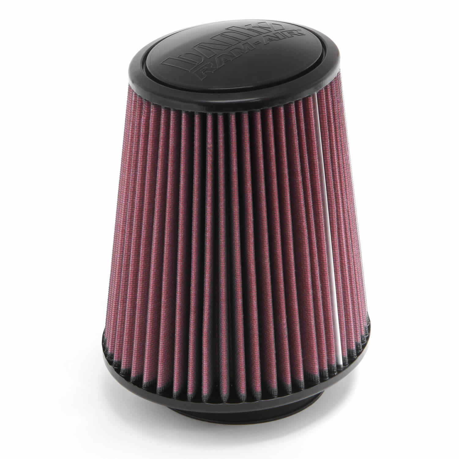 Air Filter Element Oiled or Dry Filter Front View Red