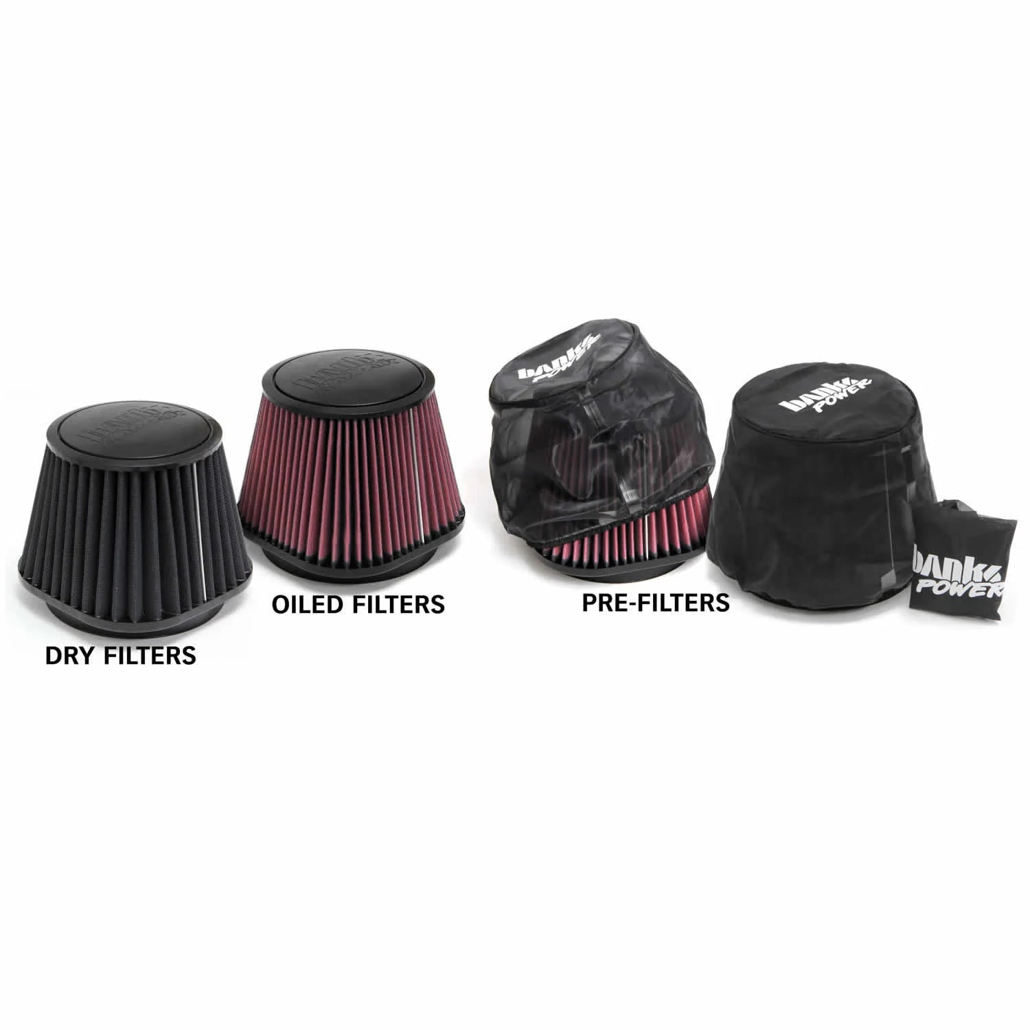 Ram-Air® Oiled or Dry Filter, Cold Air Intake System Front View