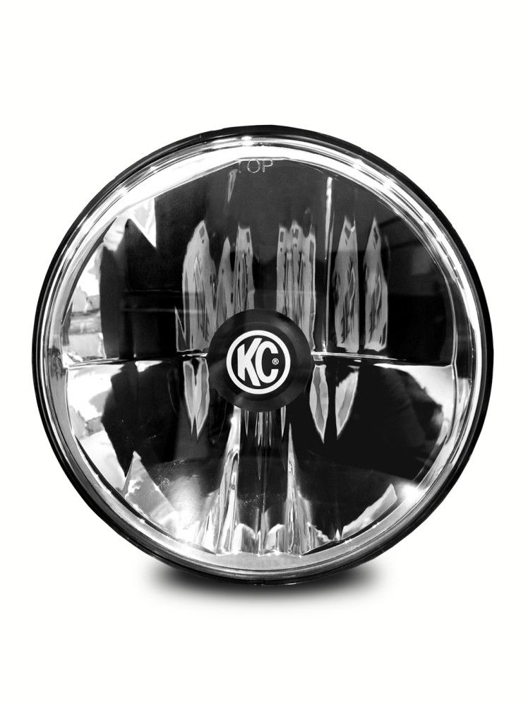 KC HiLites 7" Gravity® LED DOT Headlight | Driving Beam | Single | Universal / 97-06 Jeep TJ