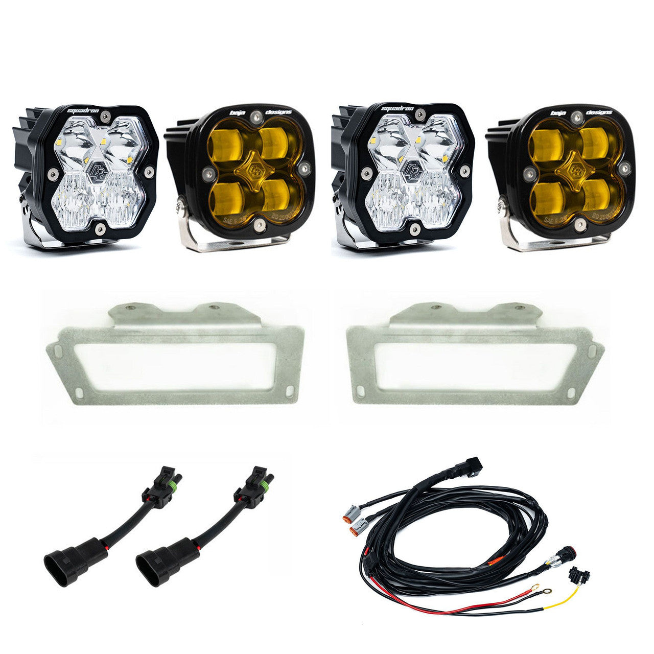 Squadron 2.0 Sport/Squadron SAE Dual Fog Pocket Light Kit - RAM 2009-12 1500; 2010-18 2500/3500
