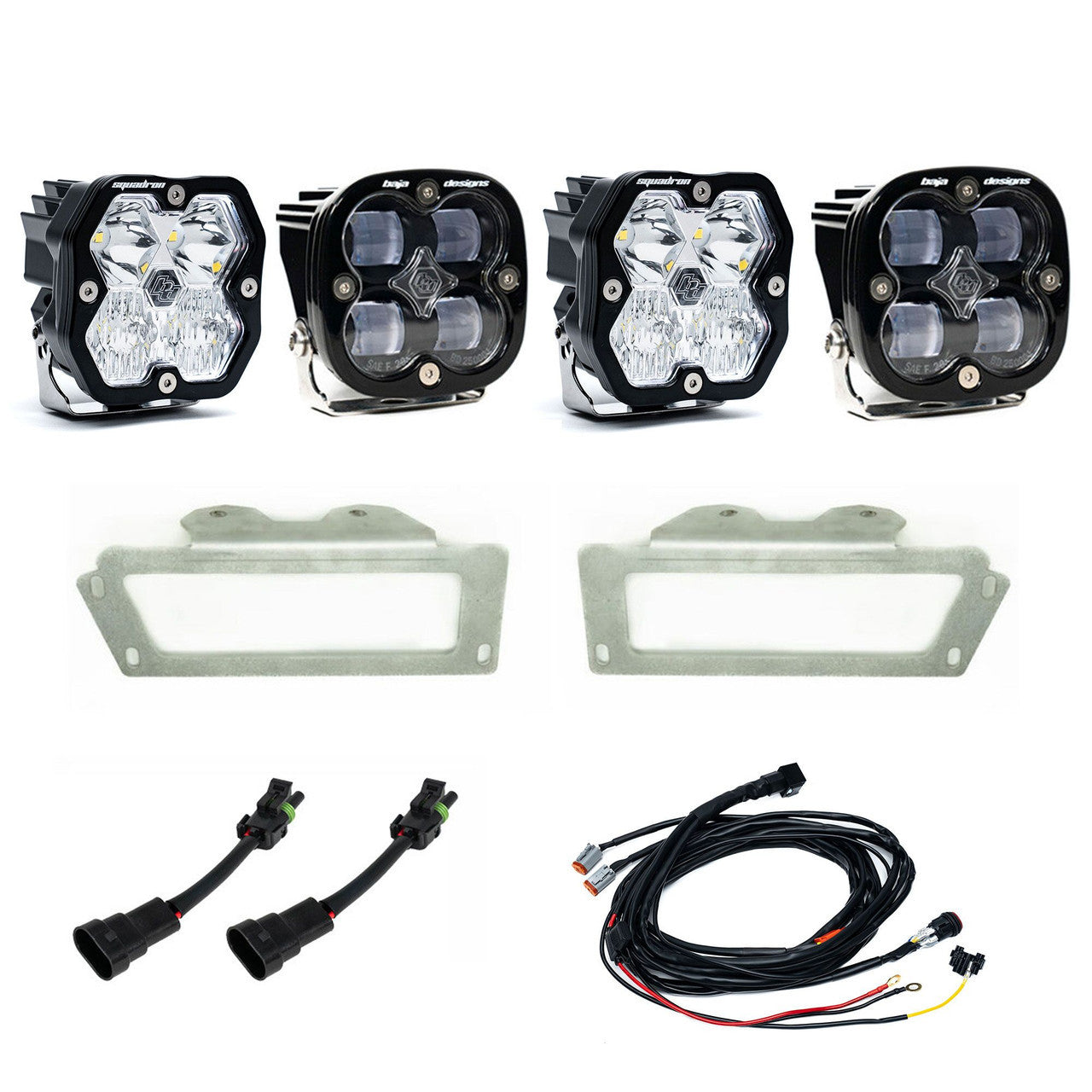 Squadron 2.0 Sport/Squadron SAE Dual Fog Pocket Light Kit - RAM 2009-12 1500; 2010-18 2500/3500