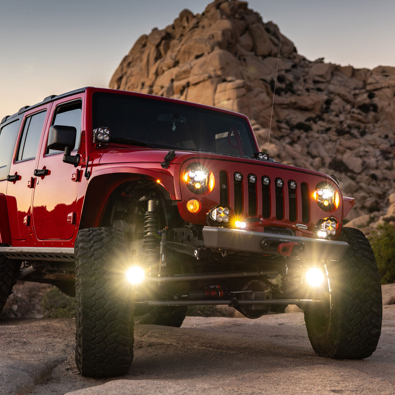 S1 Knuckle Pods Light Kit - Jeep 2007-2018 JK Wrangler