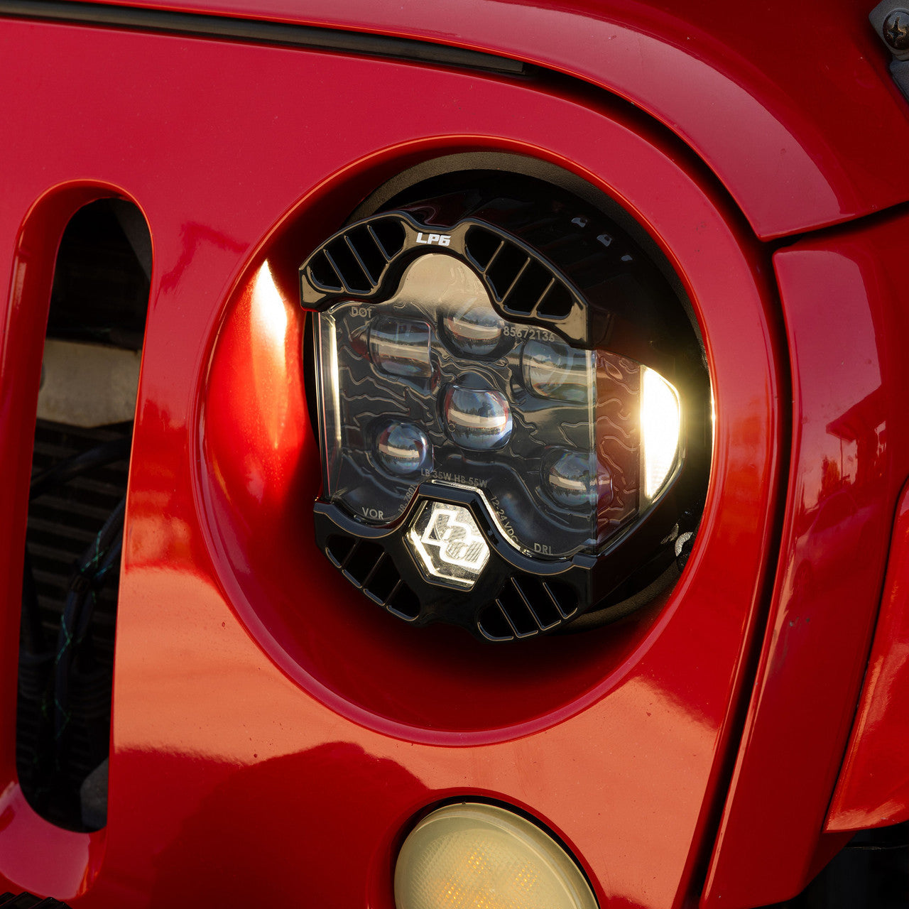 DOT LP6 LED Headlight Kit Front View