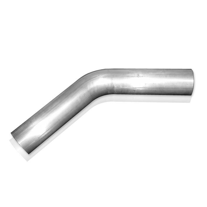 45-Degree Bends Mandrel Bent Stainless Steel Front View