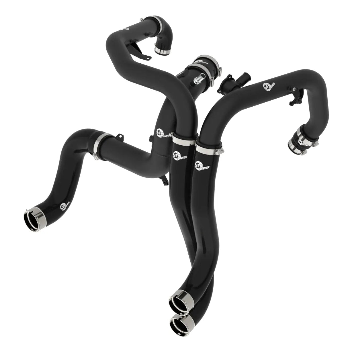 '24+ Ranger Raptor BladeRunner Aluminum Charge Pipe Kits Front View