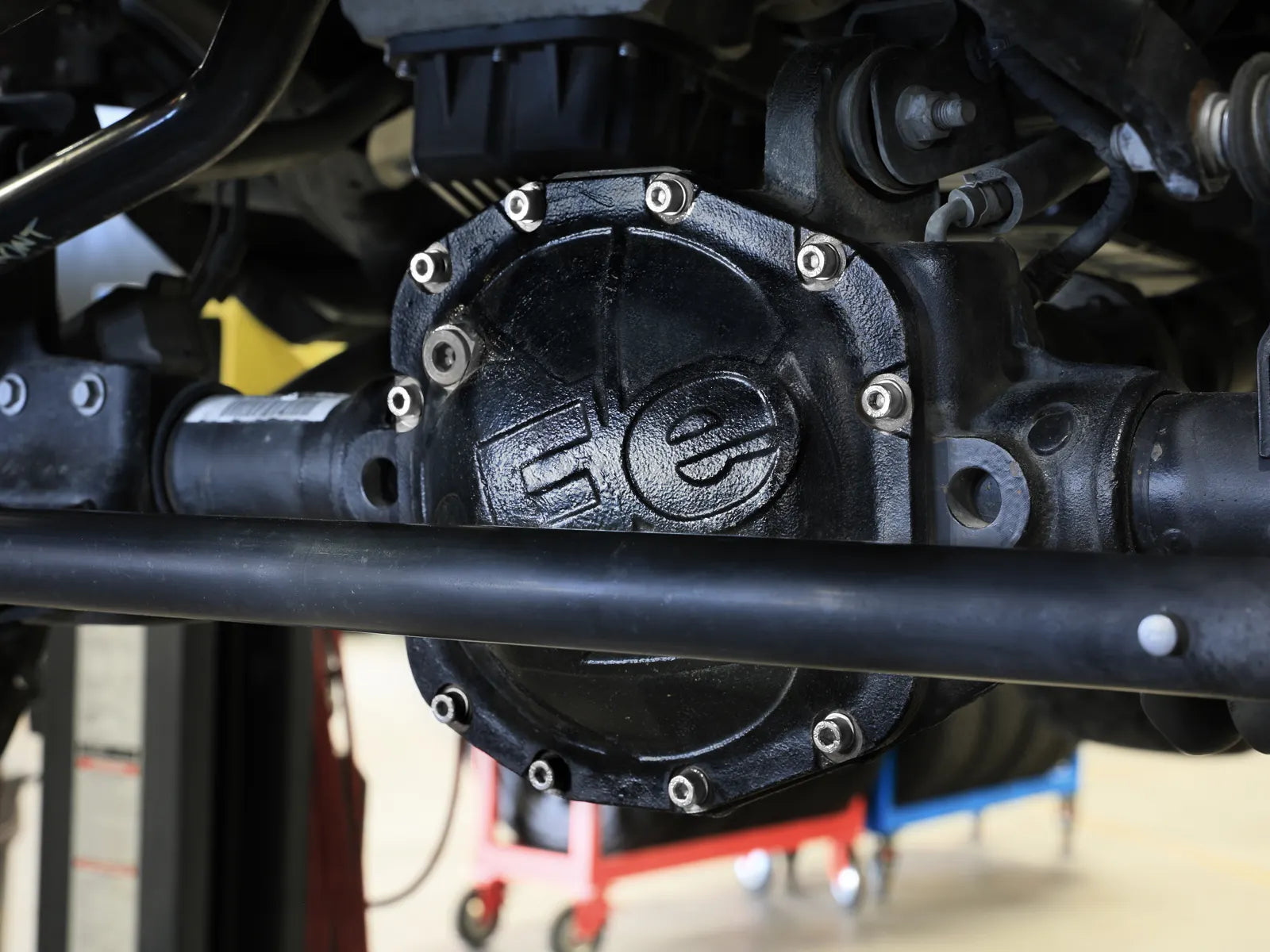 aFe POWER Pro Series Front Differential Cover Black Jeep Wrangler (JL) 18-25/ Gladiator (JT) 20-25 (Dana M210) Front View Black
