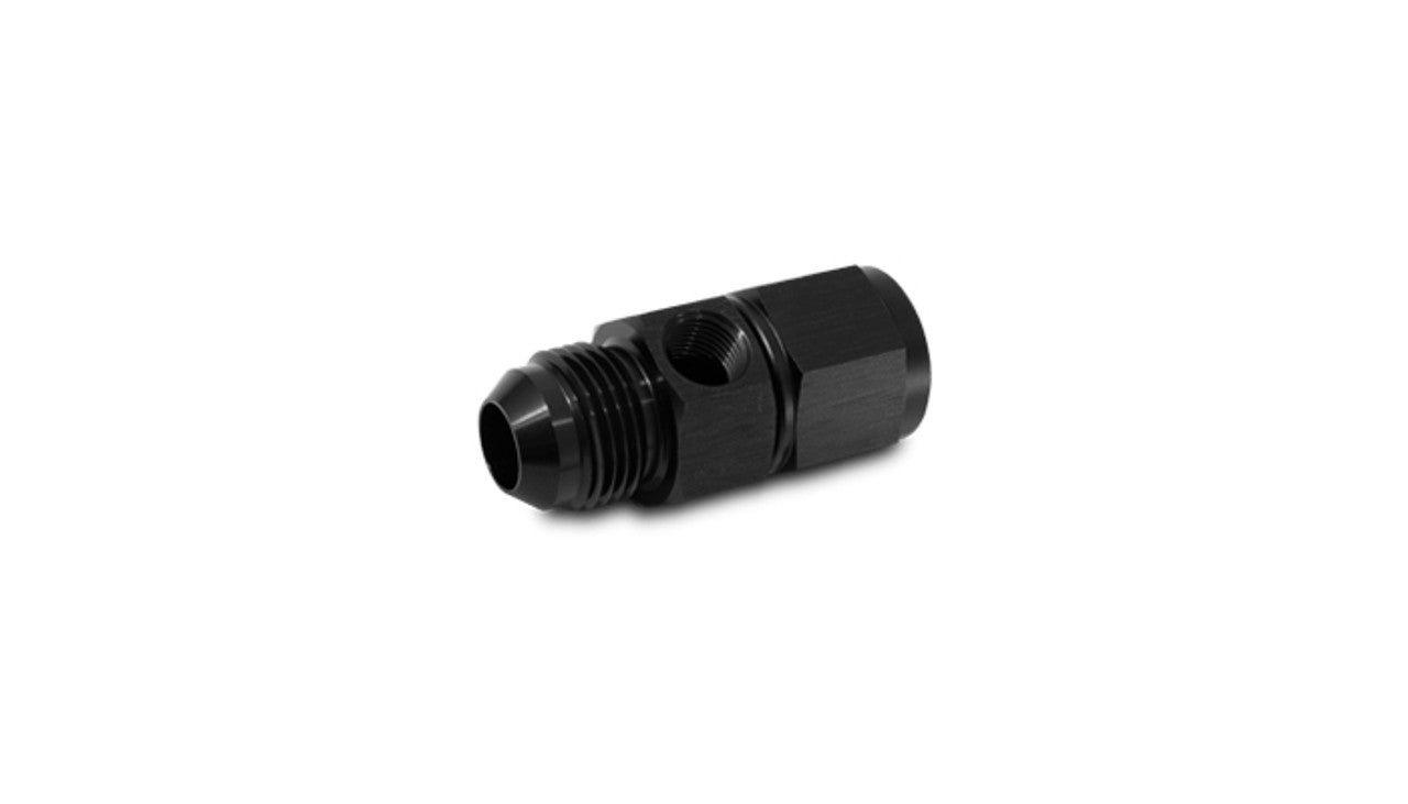 Female to Male AN Flare Union Adapters with 1/8" NPT Port Front View