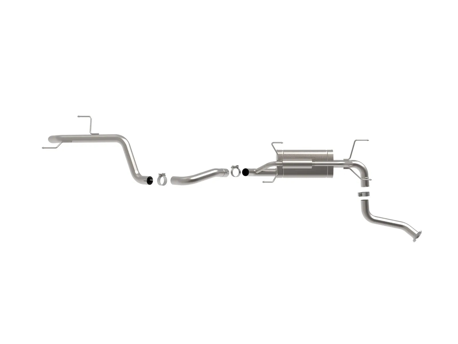 Apollo GT Series 2-1/2 IN 409 Stainless Steel Cat-Back Hi-Tuck Exhaust System