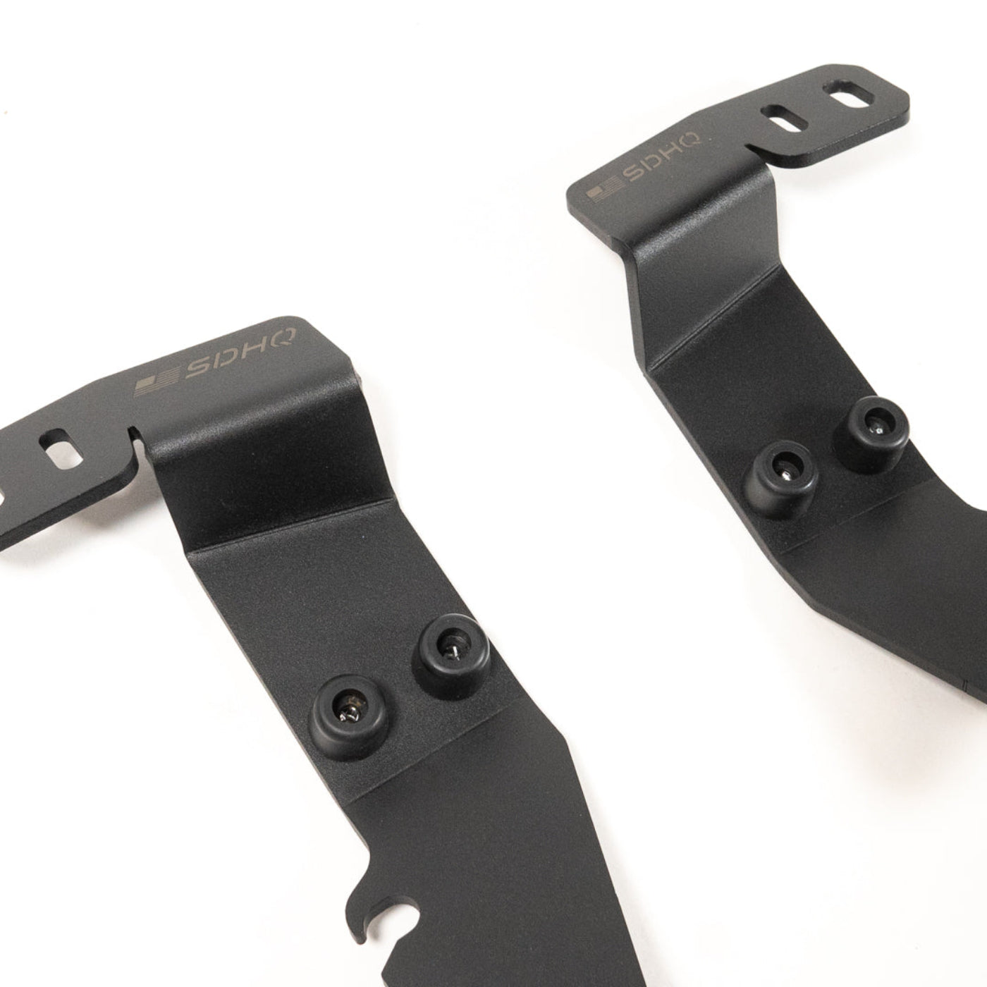 '25+ 4Runner A-Pillar Light Mounts display of included parts - close-up