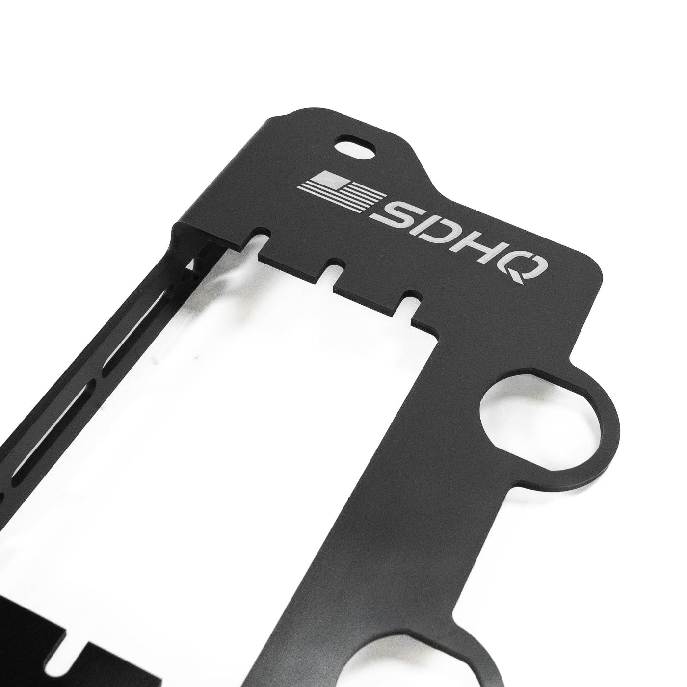 SDHQ Built 2025+ 4Runner Under Hood Power Mount for Power Solution Kit display of included parts - close-up 