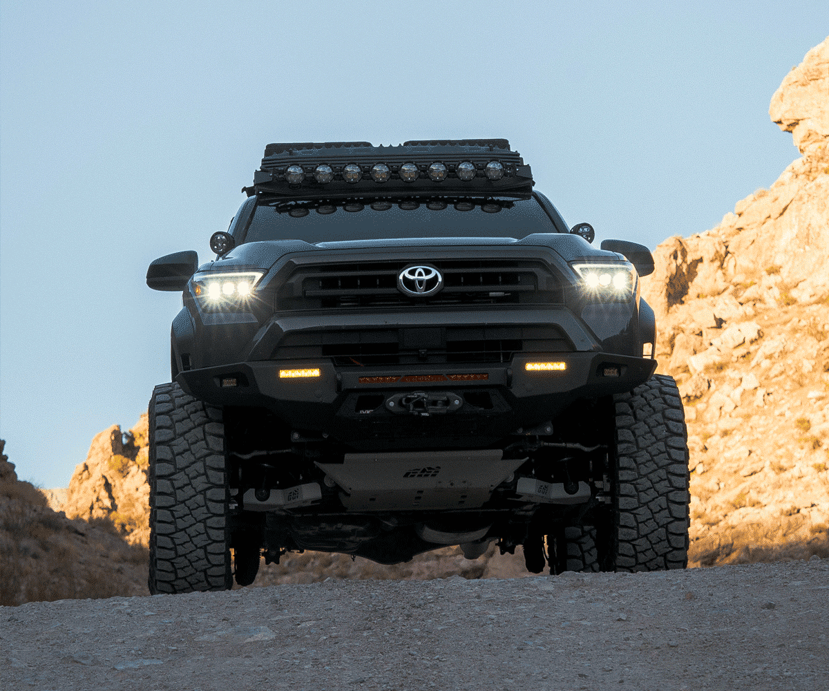 6th gen 4Runner Classic Full Plate Front Bumper | 2025 Front View