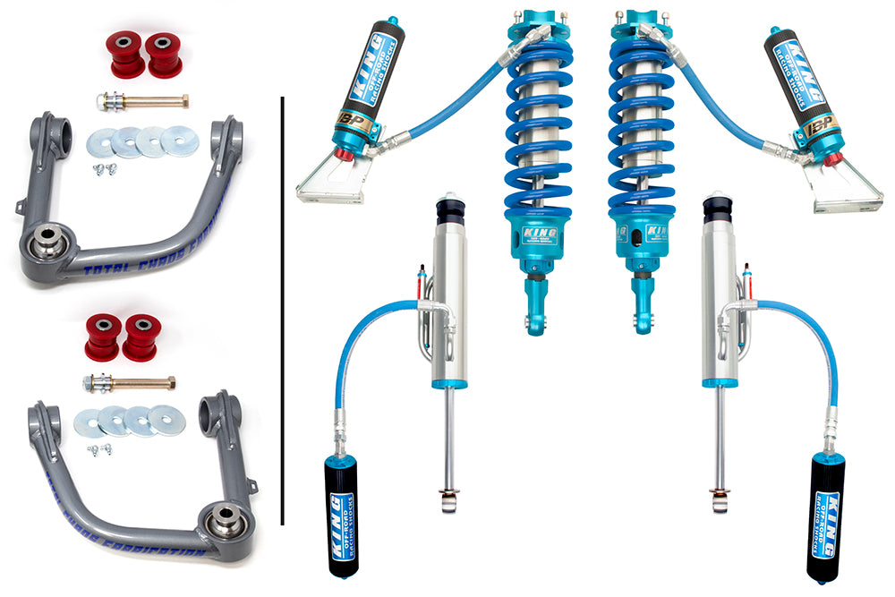 UCA W/ ADJUSTABLE COILOVER 3.0 INCH DIAMETER FRONT AND REAR SHOCKS - 4TH GEN 4RUNNER