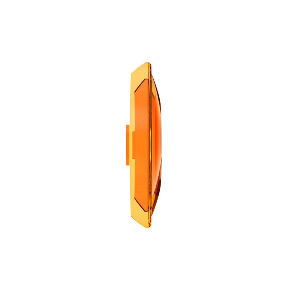 KC HiLites 6" SlimLite LED - Light Shield - Amber