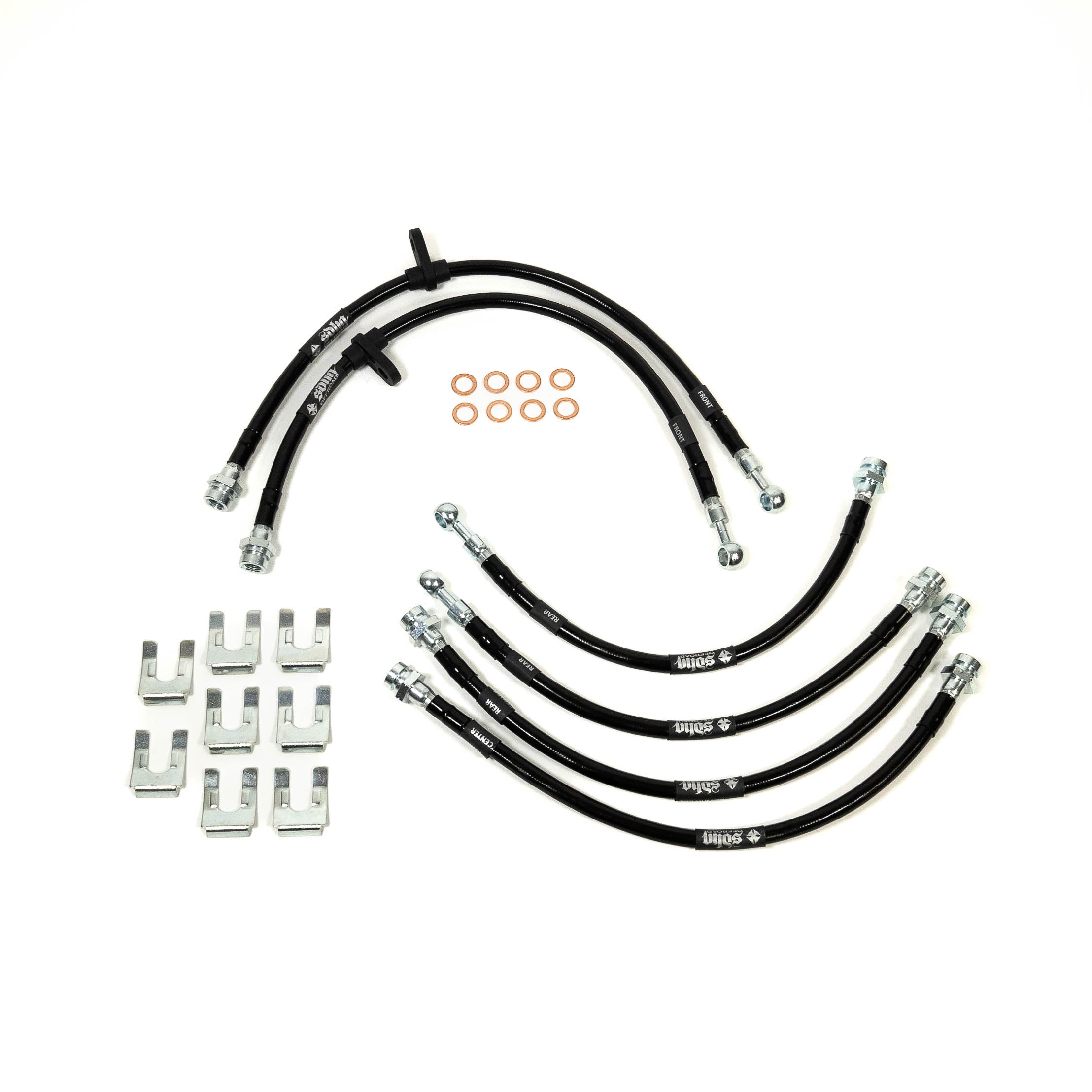 '08-21 200 Series Toyota Land Cruiser SDHQ 6 Piece Brake Line Kit