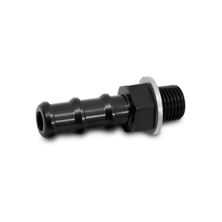 Male Metric to Hose Barb Adapters Front View