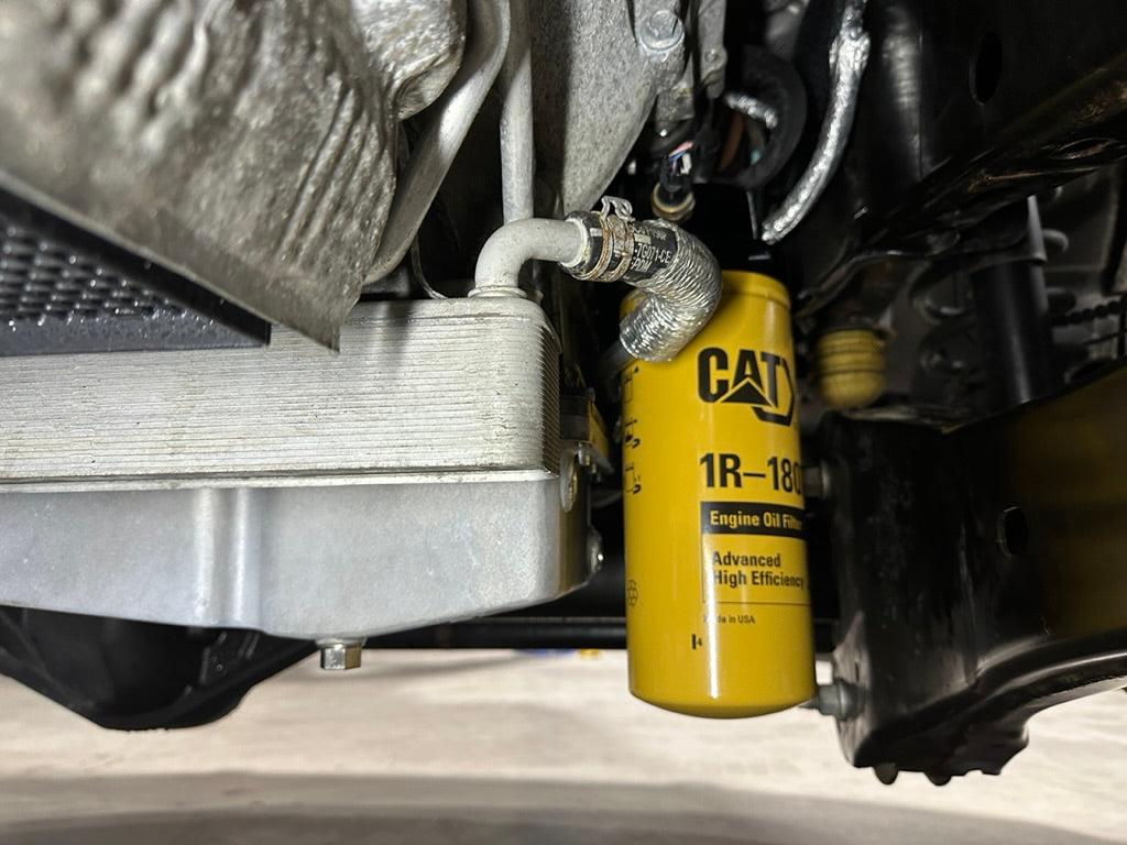 SPE Motorsport 2011-2022 6.7L Powerstroke Oil Filter Housing Front View