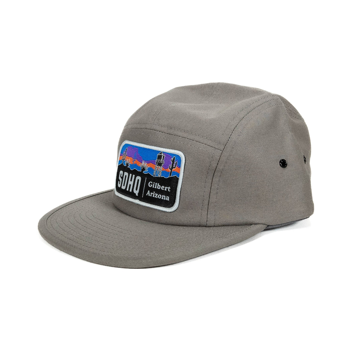 SDHQ Motorsports 5 Panel Hat | Grey