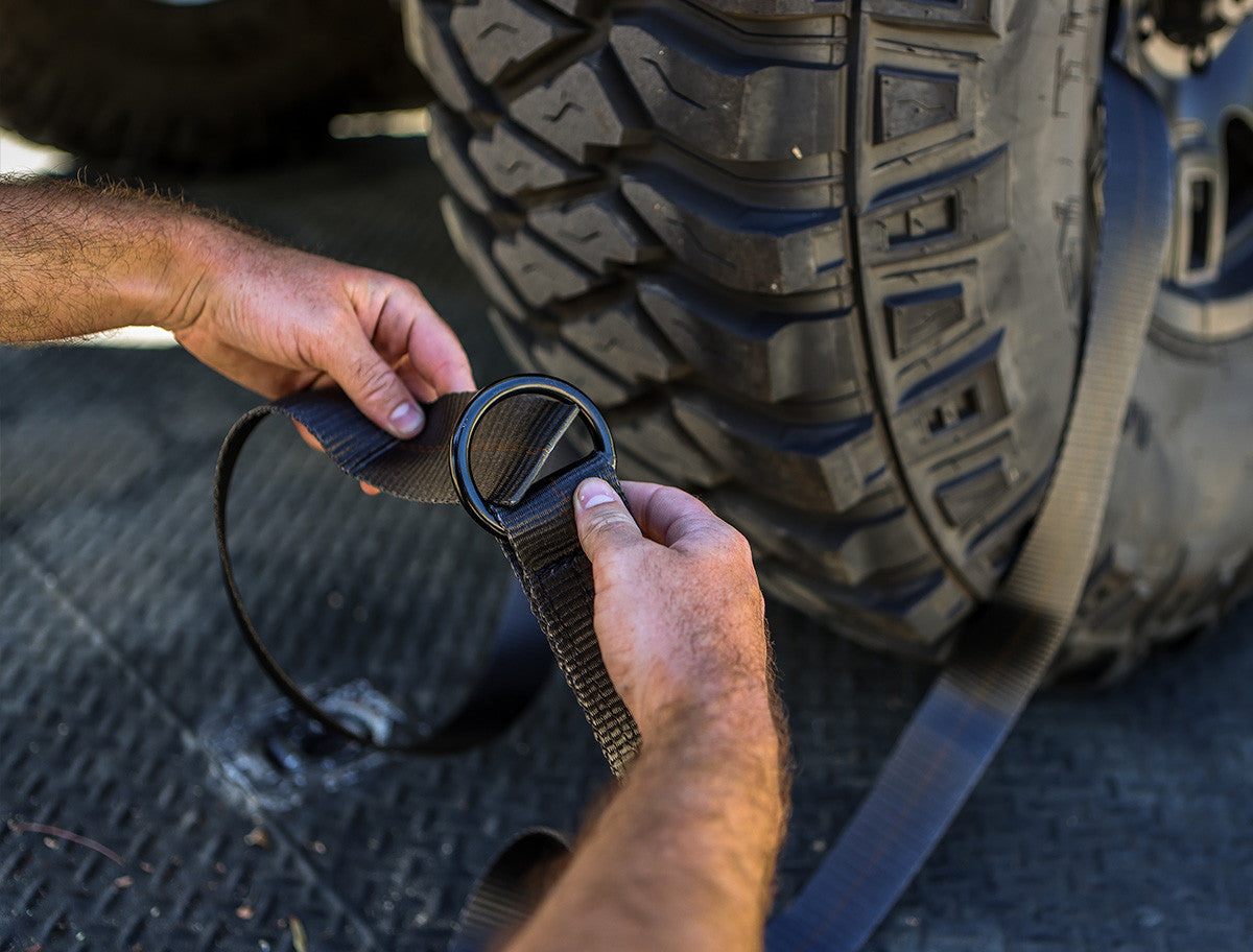 Heavy Duty Wheel Lasso Tie Down Kit