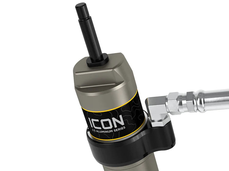 ICON 2005-2023 Toyota Tacoma, Rear, V.S. 2.5 Aluminum Series RXT Shock Absorbers, Remote Reservoir w/ CDXS, Pair