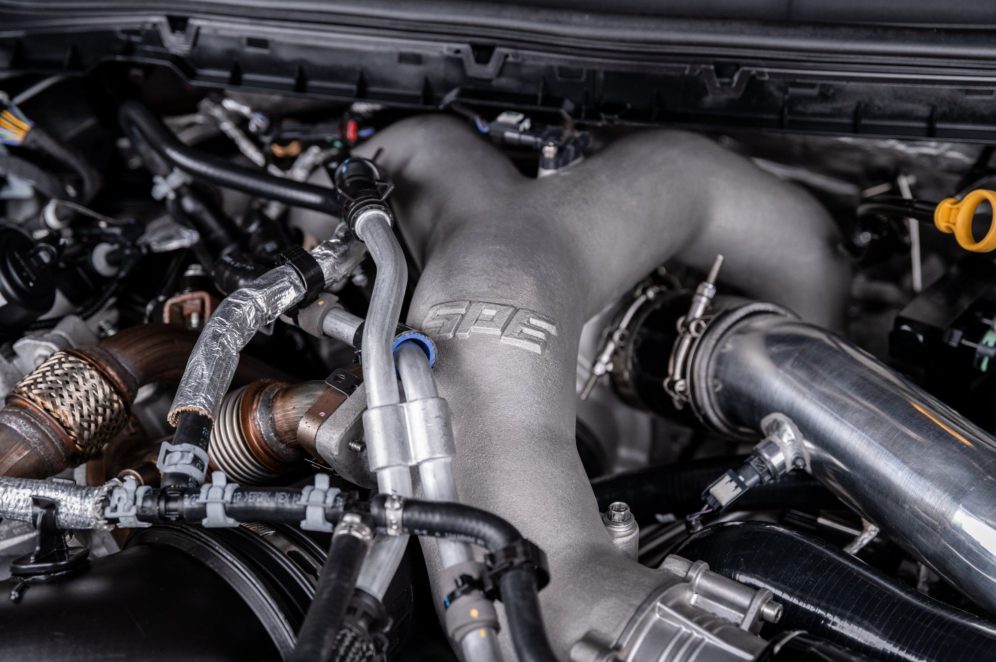 SPE Motorsport 2011-2025 6.7 Powerstroke OE+ Performance Intake Manifold Kit Front View
