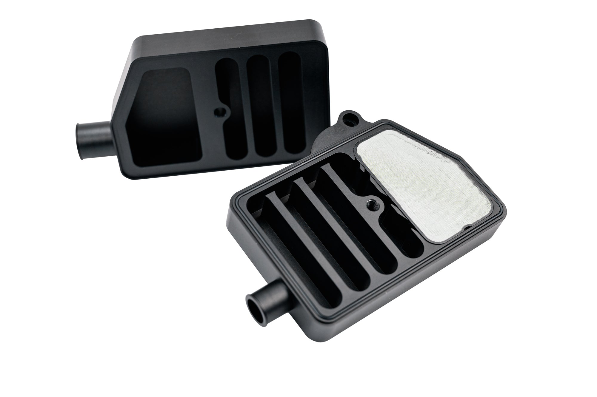 SPE Motorsport 2011+ 6.7L Powerstroke Recirculating CCV Kit Front View